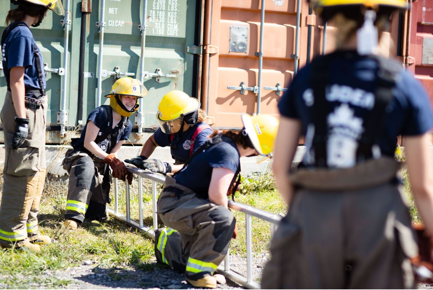 image of firefighter training