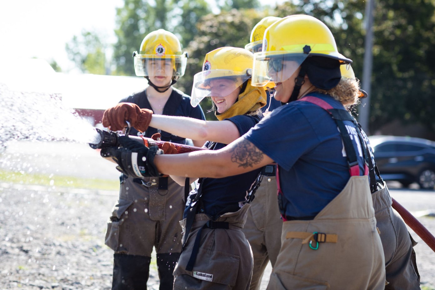 image of firefighter training