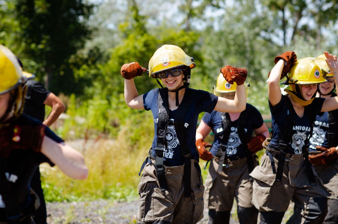 image of firefighter training