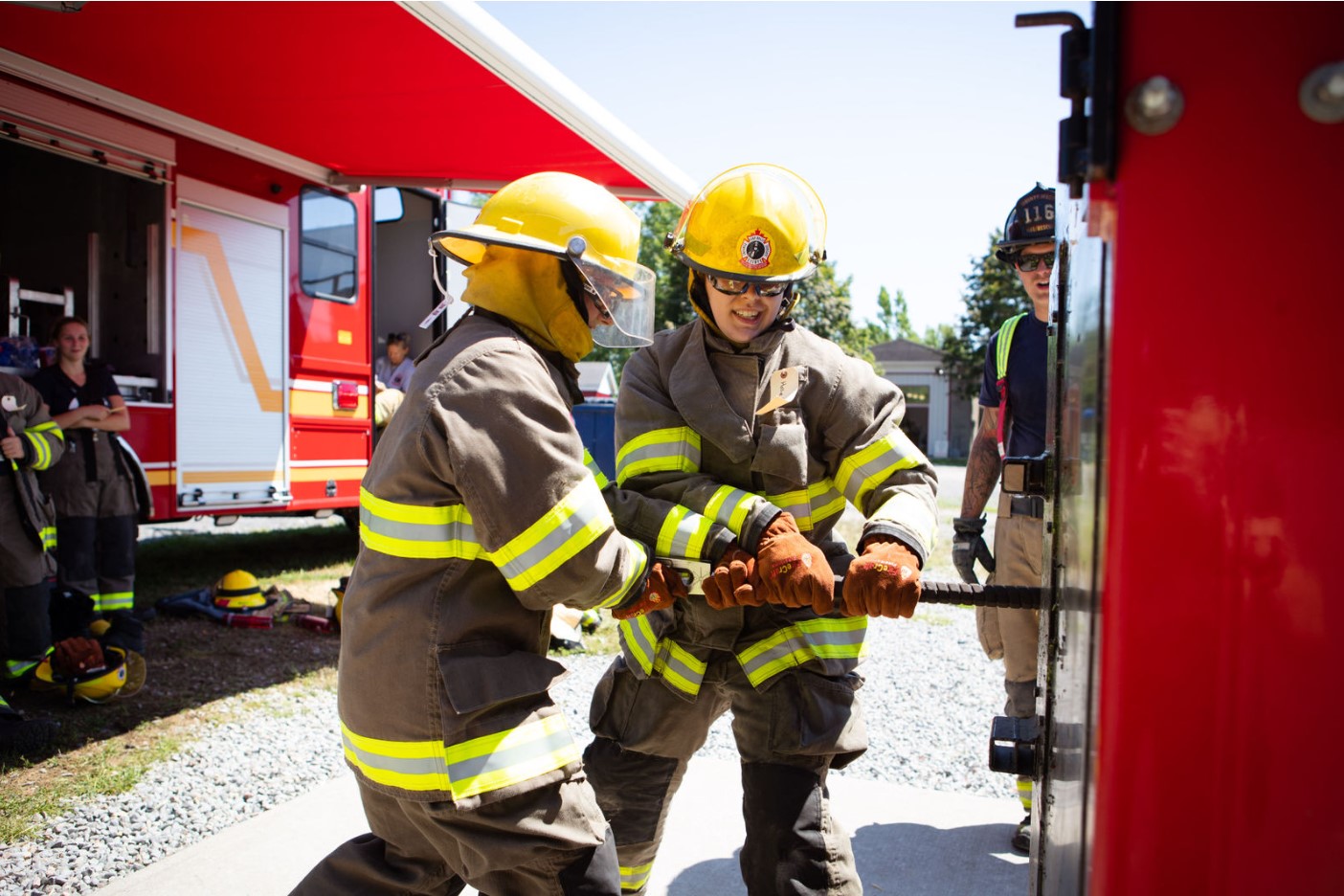 image of firefighter training